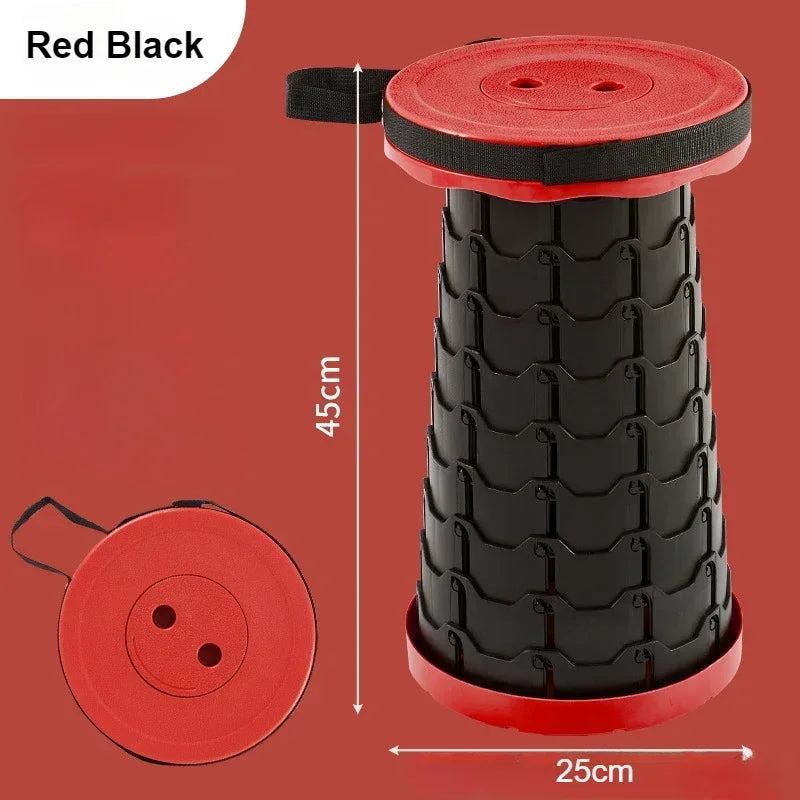 Portable Folding Telescopic Chair – Adjustable Height