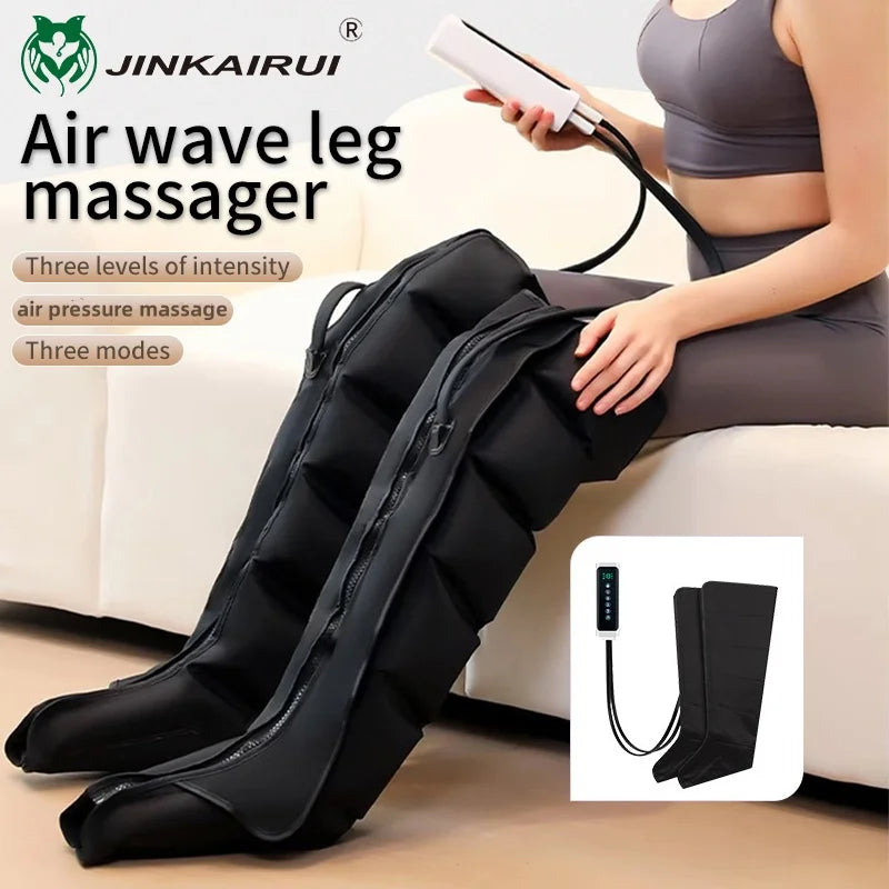 Jinkairui Electric Leg & Foot Massager with Air Pressure & Remote