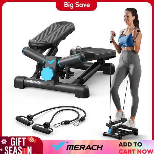 Twist Stair Stepper Machine with Bands