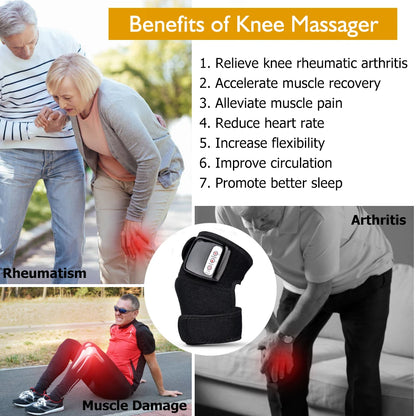 Electric Heating Knee Massager – Infrared Joint & Pain Relief Support
