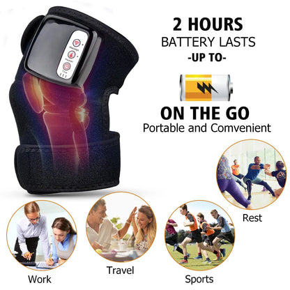 Electric Heating Knee Massager – Infrared Joint & Pain Relief Support