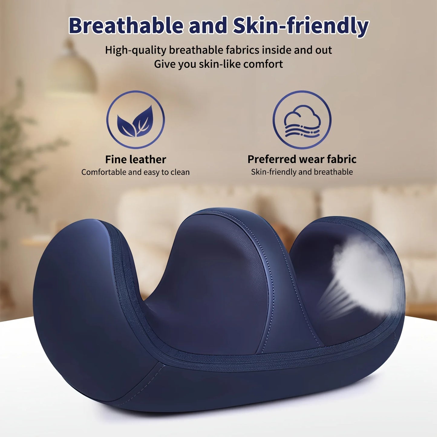 Smart Electric Leg & Foot Massager with Heat & Shiatsu Therapy