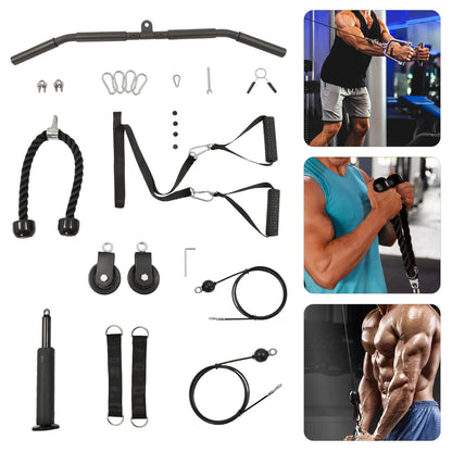 Home Gym Pulley Cable System – Fitness & Bodybuilding
