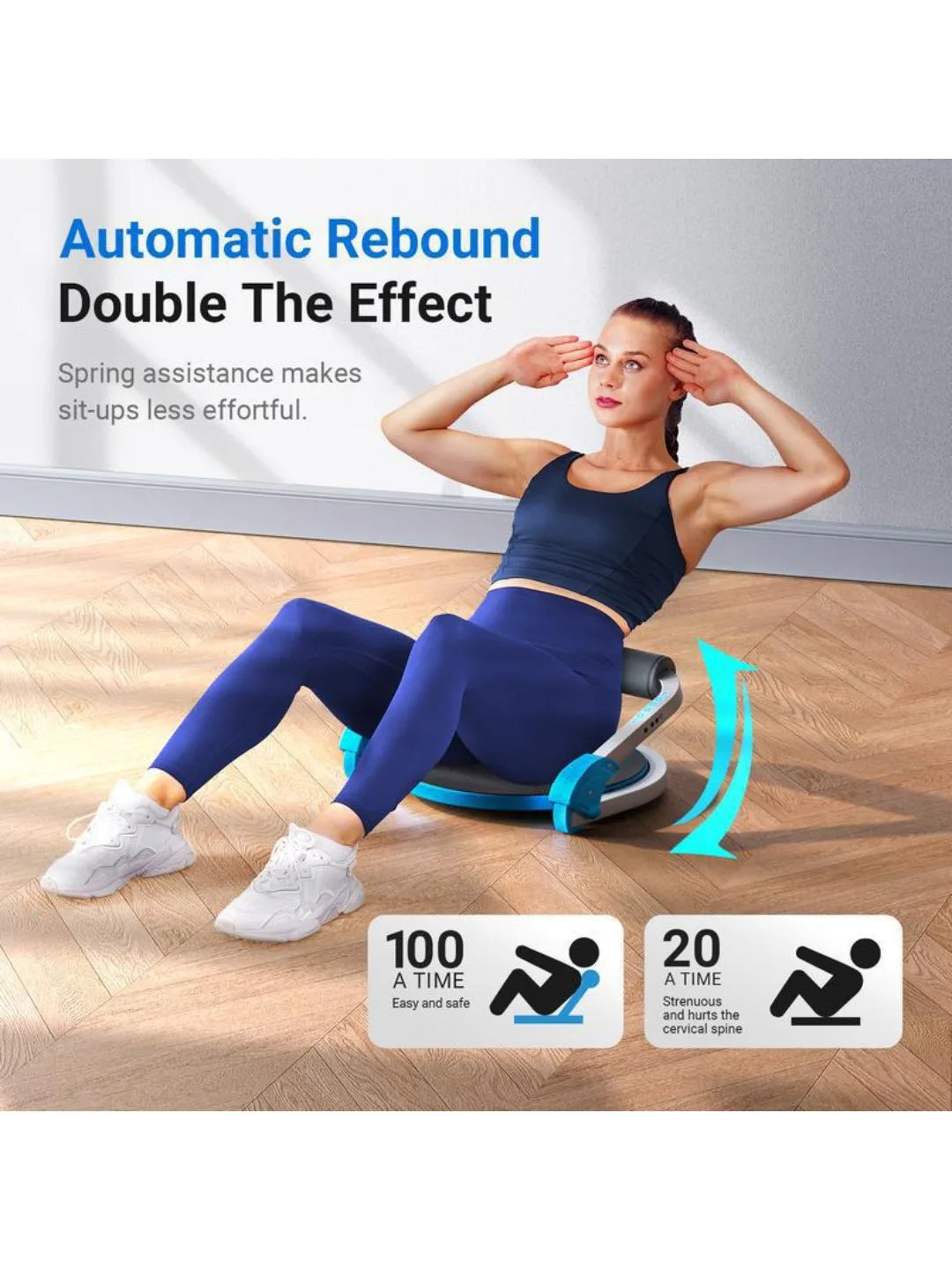 Portable Abdominal Workout Device – Home Fitness Trainer