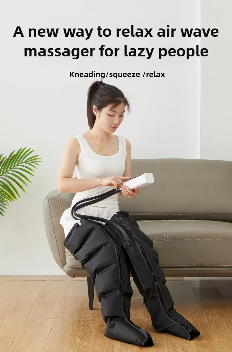 Jinkairui Electric Leg & Foot Massager with Air Pressure & Remote