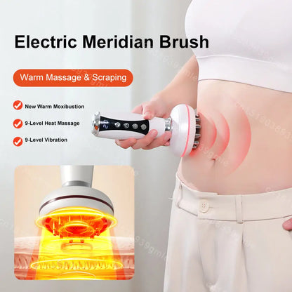 Electric EMS Gua Sha Massager – Red Light, Heat & Slimming Therapy