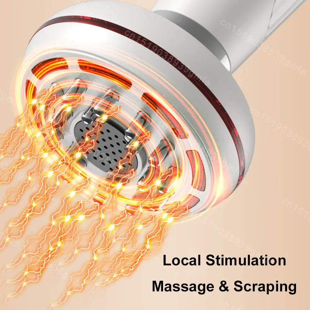 Electric EMS Gua Sha Massager – Red Light, Heat & Slimming Therapy