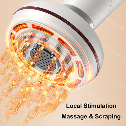 Electric EMS Gua Sha Massager – Red Light, Heat & Slimming Therapy
