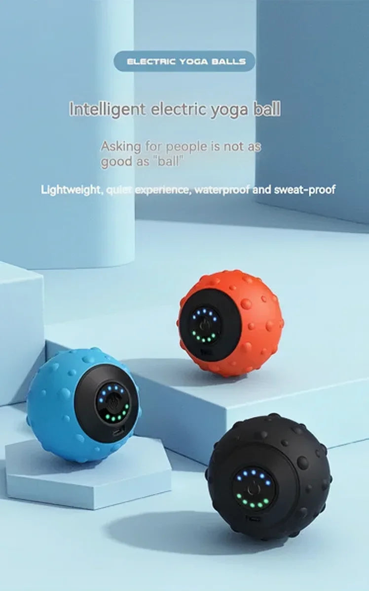 Electric Vibration Massage Ball – Fitness, Yoga & Muscle Relief