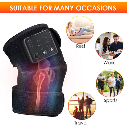 Electric Heating Knee Massager – Infrared Joint & Pain Relief Support