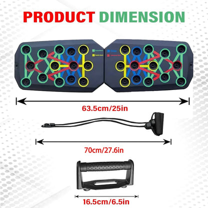 Portable Push-Up Board – Multifunctional Fitness Trainer