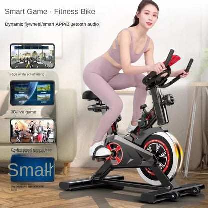 Indoor Spin Bike – Silent Home Fitness Exercise Bike