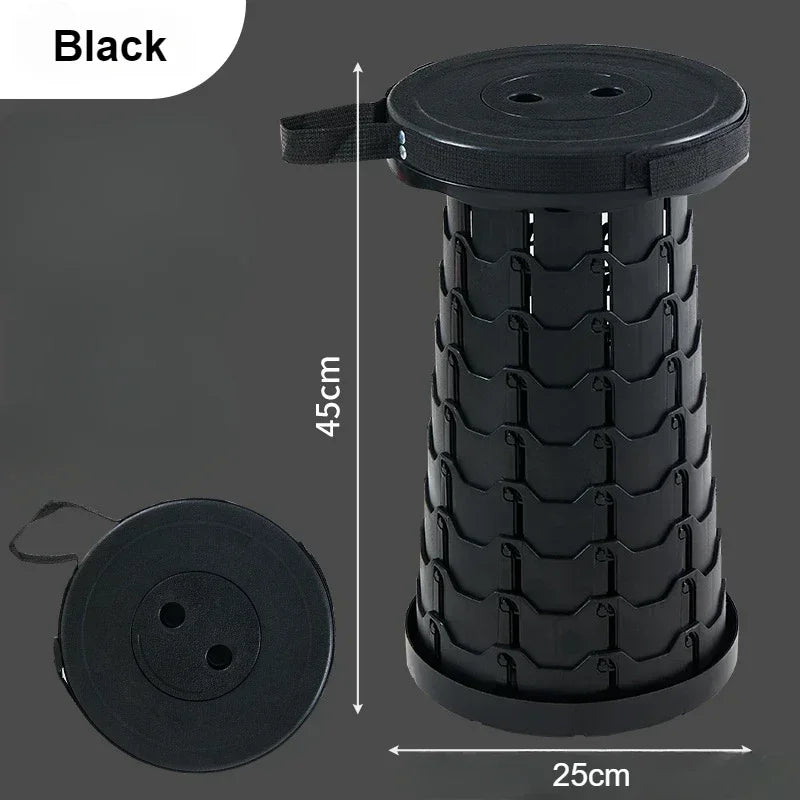 Portable Folding Telescopic Chair – Adjustable Height