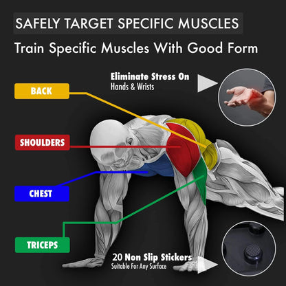 Portable Push-Up Board – Multifunctional Fitness Trainer