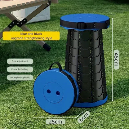 Portable Folding Telescopic Chair – Adjustable Height
