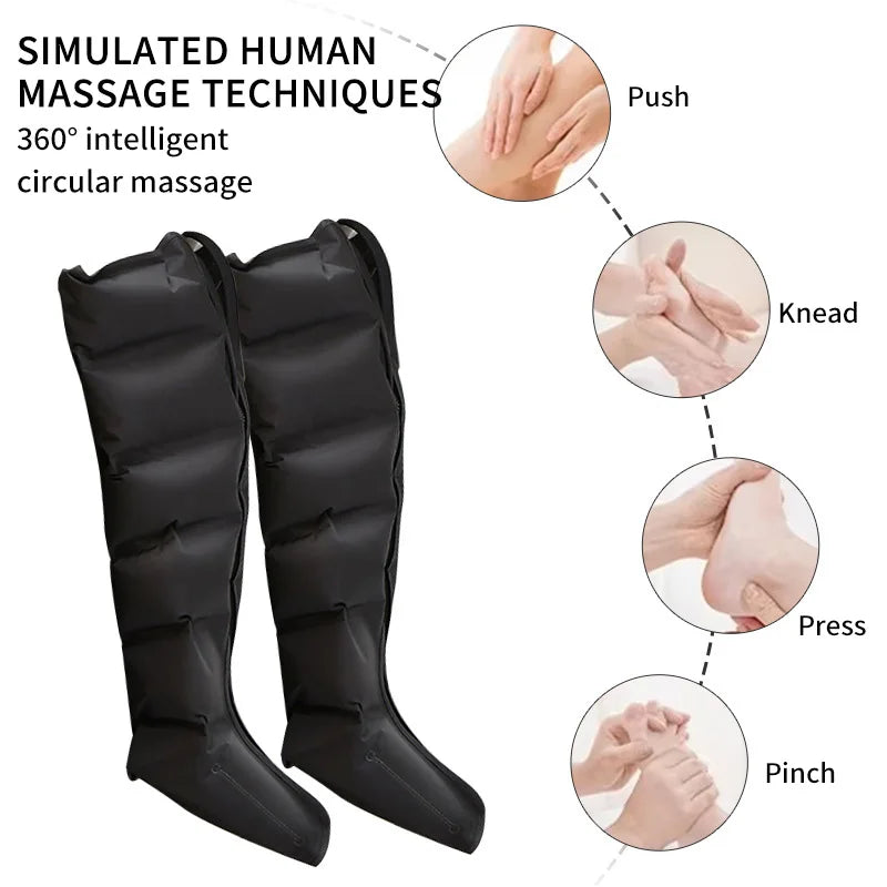 Jinkairui Electric Leg & Foot Massager with Air Pressure & Remote