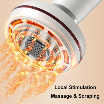 Electric EMS Gua Sha Massager – Red Light, Heat & Slimming Therapy