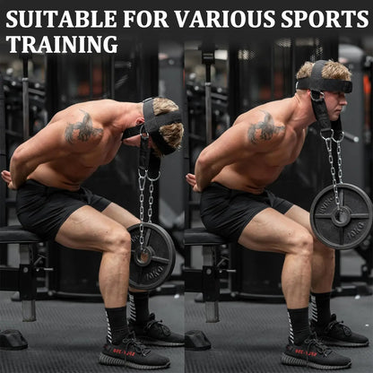 Neck Muscle Builder Head Harness – Strength Training Gear