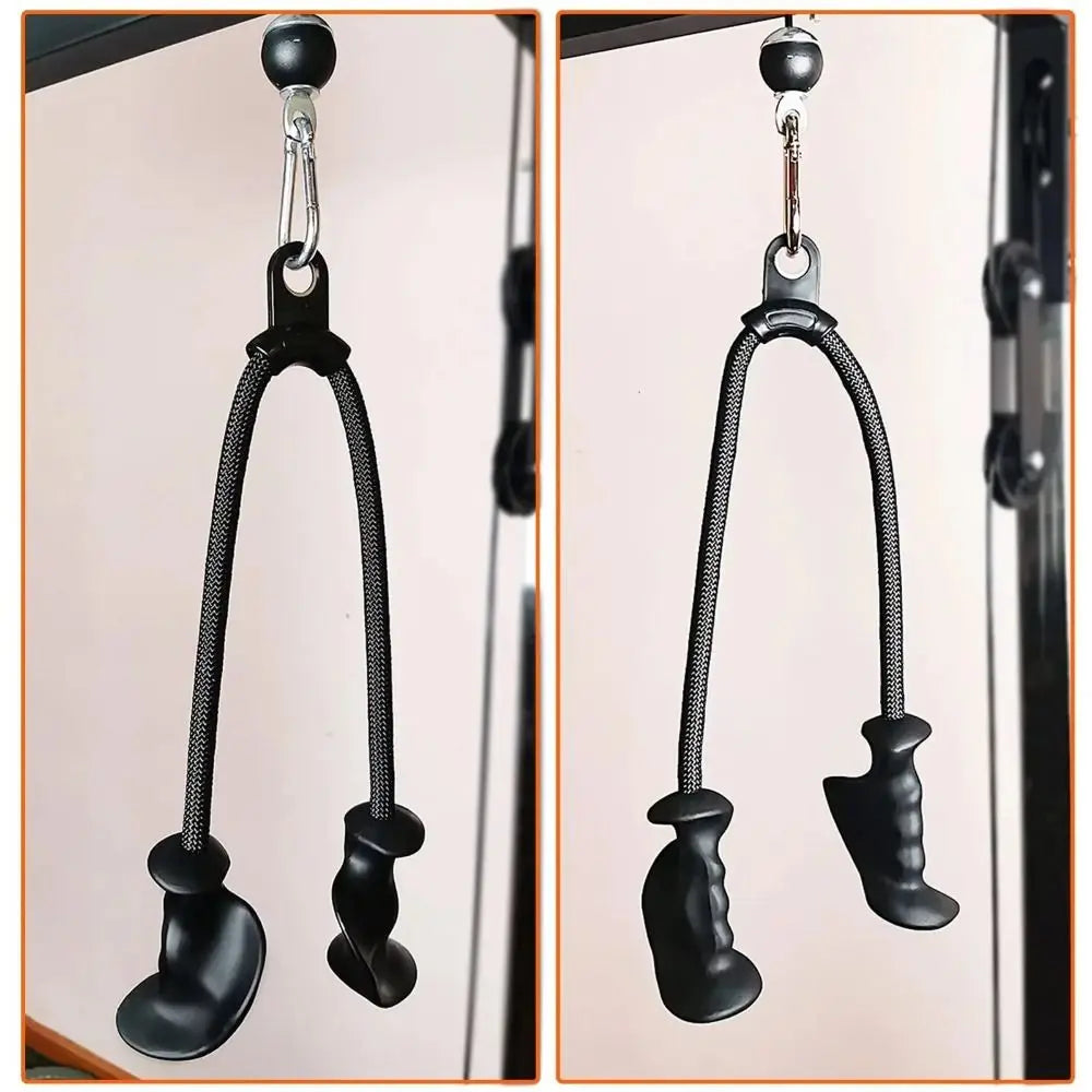 Ergonomic Fitness Pull Rope – 360° Training Equipment