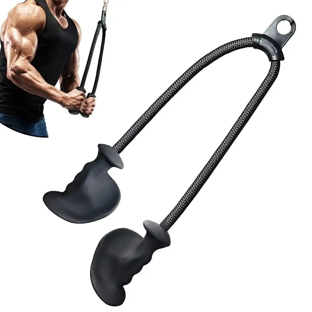 Ergonomic Fitness Pull Rope – 360° Training Equipment