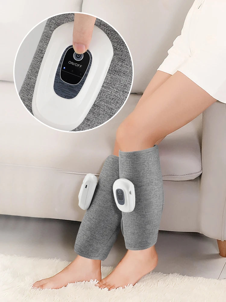 Electric Air Compression Leg Massager – 3 Modes, Rechargeable