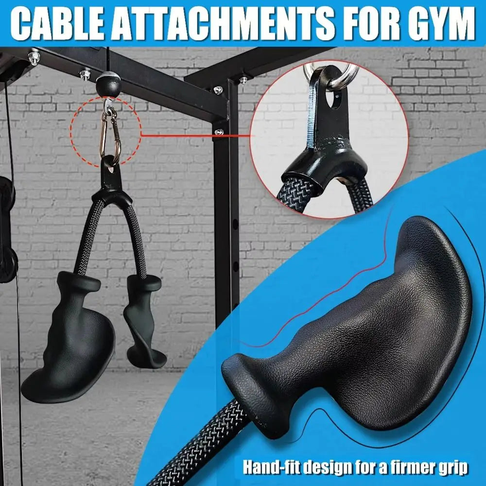 Ergonomic Fitness Pull Rope – 360° Training Equipment