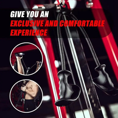 Ergonomic Fitness Pull Rope – 360° Training Equipment