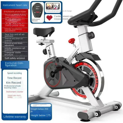 Indoor Spin Bike – Silent Home Fitness Exercise Bike