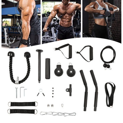 Home Gym Pulley Cable System – Fitness & Bodybuilding