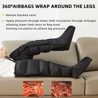 Jinkairui Electric Leg & Foot Massager with Air Pressure & Remote