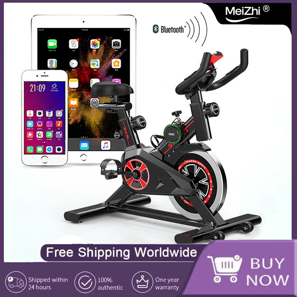 Indoor Spin Bike – Silent Home Fitness Exercise Bike
