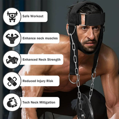 Neck Muscle Builder Head Harness – Strength Training Gear