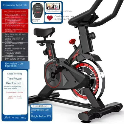 Indoor Spin Bike – Silent Home Fitness Exercise Bike