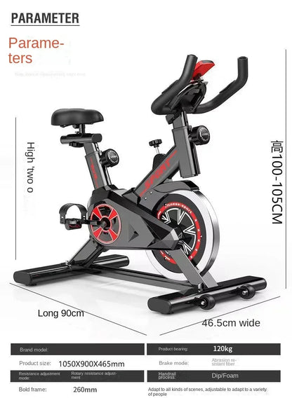 Indoor Spin Bike – Silent Home Fitness Exercise Bike