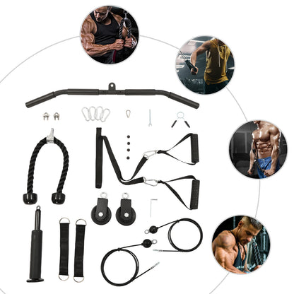 Home Gym Pulley Cable System – Fitness & Bodybuilding