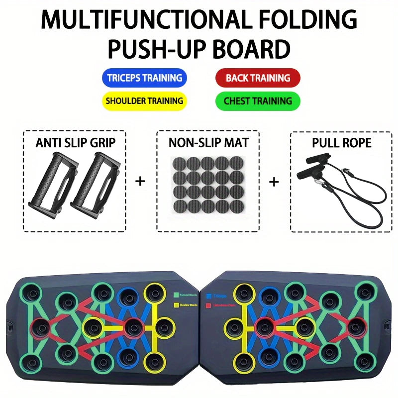 Portable Push-Up Board – Multifunctional Fitness Trainer