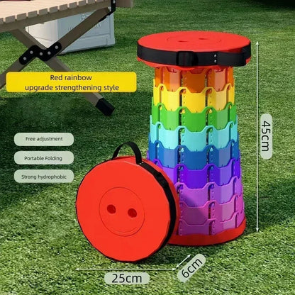 Portable Folding Telescopic Chair – Adjustable Height