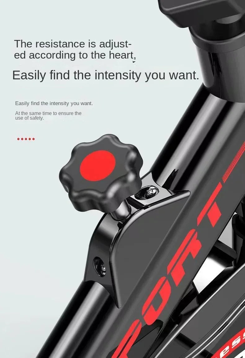 Indoor Spin Bike – Silent Home Fitness Exercise Bike