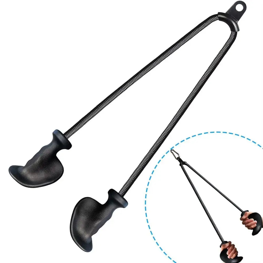 Ergonomic Fitness Pull Rope – 360° Training Equipment