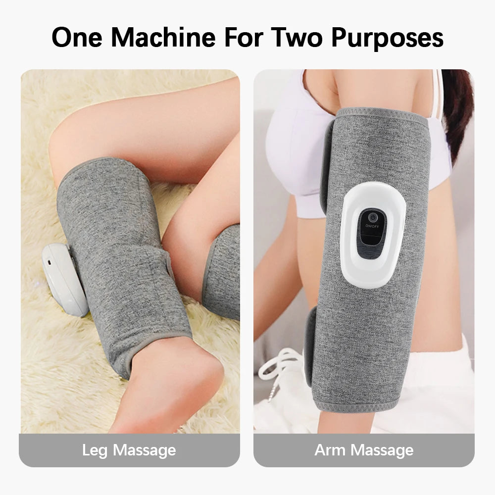 Electric Air Compression Leg Massager – 3 Modes, Rechargeable
