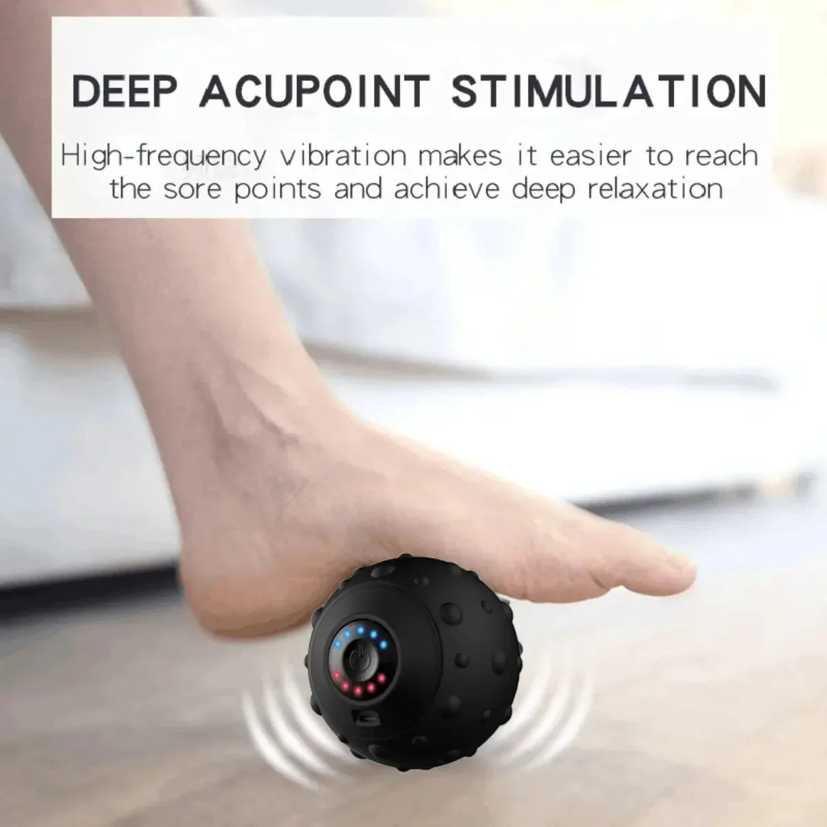 Electric Vibration Massage Ball – Fitness, Yoga & Muscle Relief