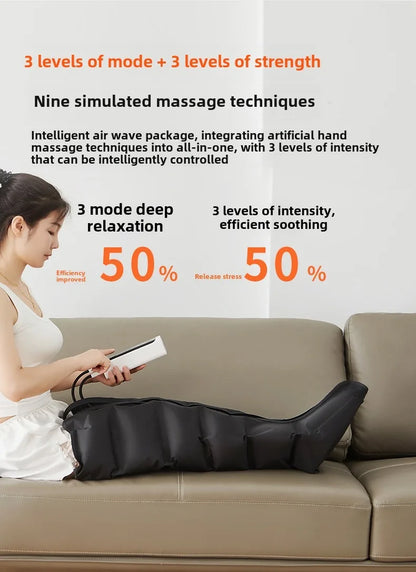 Jinkairui Electric Leg & Foot Massager with Air Pressure & Remote