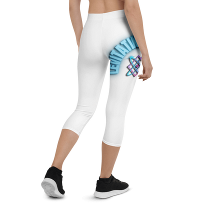 All-Over L.E.S Brand Capri Leggings