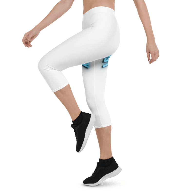 All-Over L.E.S Brand Capri Leggings