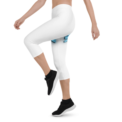All-Over L.E.S Brand Capri Leggings