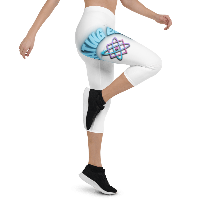 All-Over L.E.S Brand Capri Leggings