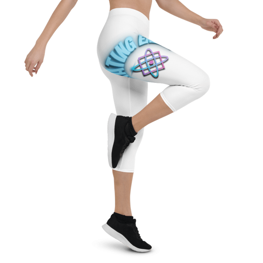 All-Over L.E.S Brand Capri Leggings